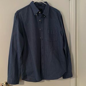 J.crew denim color collared shirt